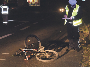 Radiowóz potrącił rowerzystkę