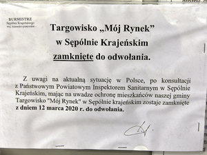 Dlaczego zamknięto targowiska?