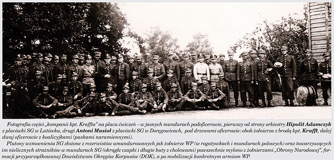 Rok 1939 - historia „Plutonów wzmocnienia Straży Granicznej” komisariatów SG w powiecie sępoleńskim. Część I