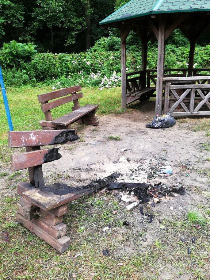Demolka na plaży