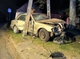 Pijany nastolatek szalał mercedesem