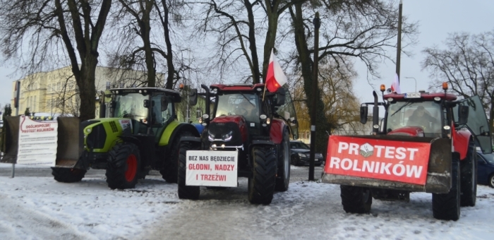 Tak rolnicy witali ministra