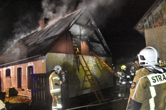Groźny pożar w Zakrzewskiej Osadzie