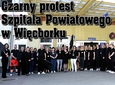 Czarny protest Szpitala Powiatowego w Więcborku