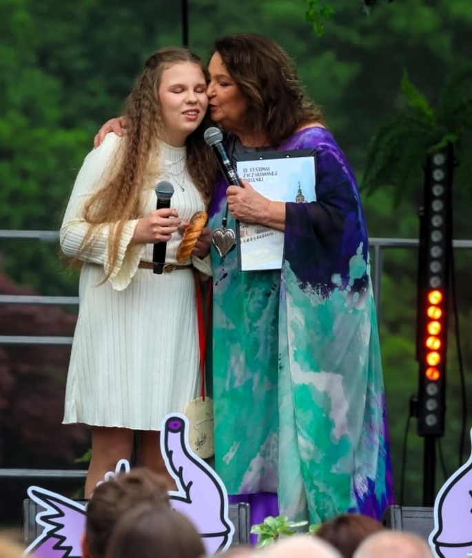 Bianka zaśpiewała u Anny Dymnej