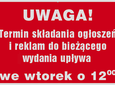 Czwartek 13 sierpnia 2026 r. Wydanie 32 (1793)